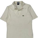 Izod Polo Shirt - Medium Cream Polyester Blend
