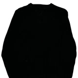 Tommy Hilfiger V-Neck Sweater - Medium Black Cotton