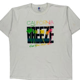 California Breeze Russell Athletic Graphic T-Shirt - XL Multicoloured Cotton