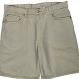 Levis Denim Shorts - 38W 8L Beige Cotton