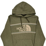 The North Face Hoodie - Medium Green Cotton Blend
