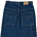 Mentaga Denim Shorts - 36W 11L Blue Cotton