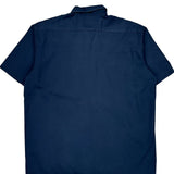 Dickies Short Sleeve Shirt - XL Navy Polyester Blend