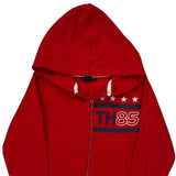 Age 3 Tommy Hilfiger Hoodie - XS Red Cotton