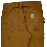 Carhartt Slim Fit Carpenter Trousers - 31W 30L Brown Cotton