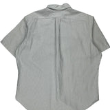 Ralph Lauren Striped Short Sleeve Shirt - XL Blue Cotton