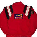 Torch Run Adidas Windbreaker - XL Red Polyester