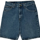 Wrangler Denim Shorts - 32W 10L Blue Cotton