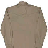 Wrangler Shirt - Small Beige Cotton