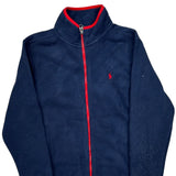 Age 10-12 Polo By Ralph Lauren Fleece Jacket - Medium Navy Polyester
