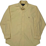 Ralph Lauren Shirt - Large Yellow Cotton