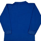 Age 7 Nike Football Long Sleeve T-Shirt - Small Blue Cotton