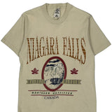 Northern Outfitters Single Stitch T-Shirt - Small Beige Cotton