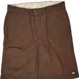 Dickies Shorts - 38W 10L Brown Cotton