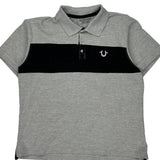 True Religion Polo Shirt - XL Grey Cotton