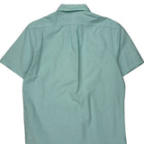 Ralph Lauren Striped Short Sleeve Shirt - Medium Blue Cotton