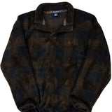 Nautica Checked Fleece - XL Blue Acrylic
