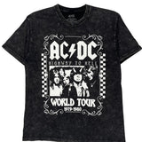 Highway To Hell World Tour 1979-1980 Ac/Dc Band T-Shirt - Large Black Cotton