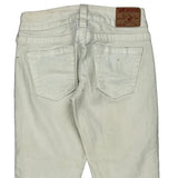 Made In Usa True Religion Jeans - 27W UK 6 White Cotton Blend