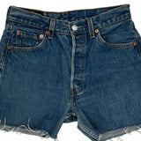 Levis Denim Shorts - 30W UK 10 Blue Denim