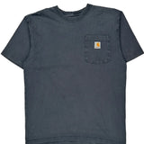 Carhartt T-Shirt - Small Gray Cotton