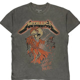 Metallica Band T-Shirt - Small Gray Cotton