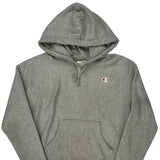 Vintage Reverse Weave Champion Hoodie - Medium Grey Cotton