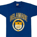 University Of Delaware, Age 6-8 Collegiate Pacific College T-Shirt - Small Blue Cotton Blend