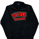 Wou Wolves Champion 1/4 Zip - Medium Black Cotton Blend
