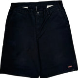 Dickies Chino Shorts - 36W 11L Black Cotton