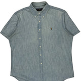 Ralph Lauren Denim Shirt - XL Light Wash Cotton