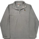 Disney 1/4 Zip - Medium Grey Polyester
