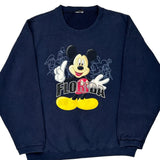 Disney Cartoon Sweatshirt - Large Navy Cotton