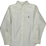 Age 6-7 Ralph Lauren Shirt - Small White Cotton