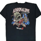 Adrenaline Junkie Pirana Z Graphic T-Shirt - XL Black Cotton