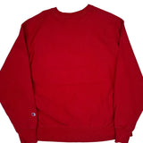 Reverse Weave Champion College Sweatshirt - XL Red Cotton