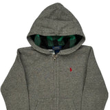 Age 5 Polo By Ralph Lauren Hoodie - XS Grey Cotton Blend