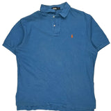 Polo By Ralph Lauren Polo Shirt - XL Blue Cotton