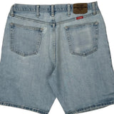 Wrangler Denim Shorts - 34W 10L Light Wash Denim