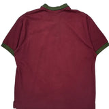 Walt Disney World Disney Cartoon Polo Shirt - XL Burgundy Cotton