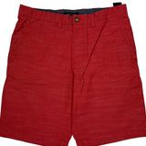 Tommy Hilfiger Chino Shorts - 32W 10L Red Cotton