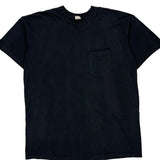 Blank Single Stitch T-Shirt - 2XL Black Cotton
