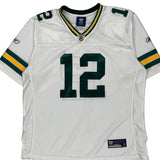 Green Bay Packers Reebok Nfl Football Jersey - 2XL White Polyester