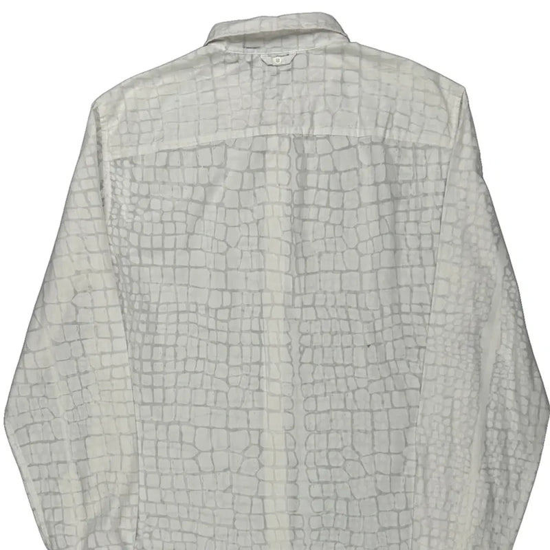 Armani Exchange Slim Fit Shirt - Medium White Cotton