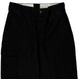 Dickies Cargo Shorts - 31W 12L Black Polyester Blend