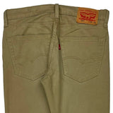 Levis Trousers - 32W 30L Khaki Cotton