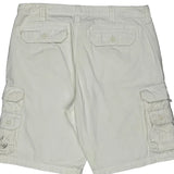 Lee Cargo Shorts - 36W 9L White Cotton