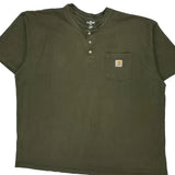 Carhartt T-Shirt - 2XL Green Cotton