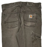 Carhartt Carpenter Trousers - 33W 30L Grey Cotton