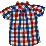 Age 6 Tommy Hilfiger Checked Short Sleeve Shirt - Small Multicoloured Cotton